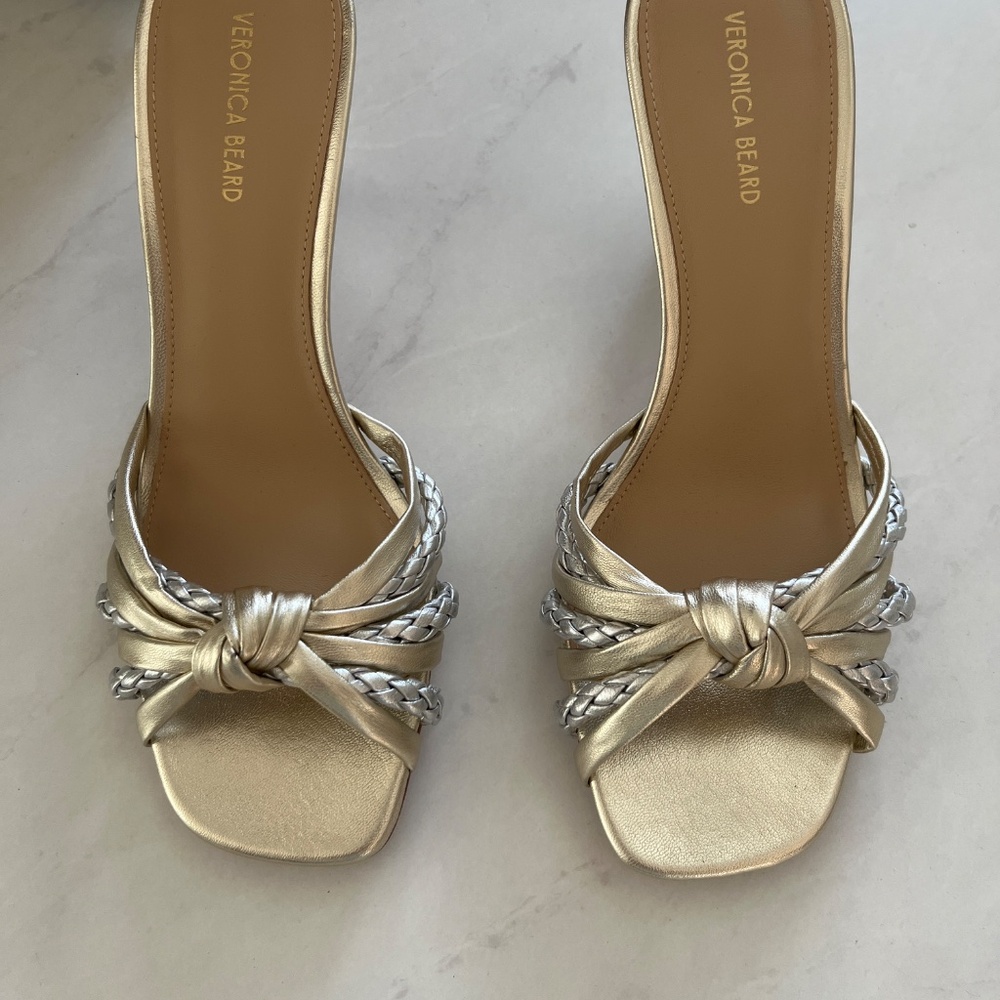 Designer metallic sandals - Picture 2 of 7